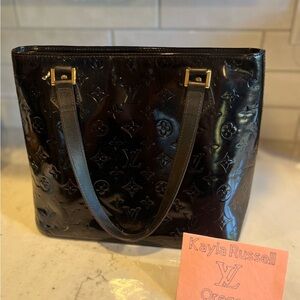 Louis Vuitton Black Tote Bag